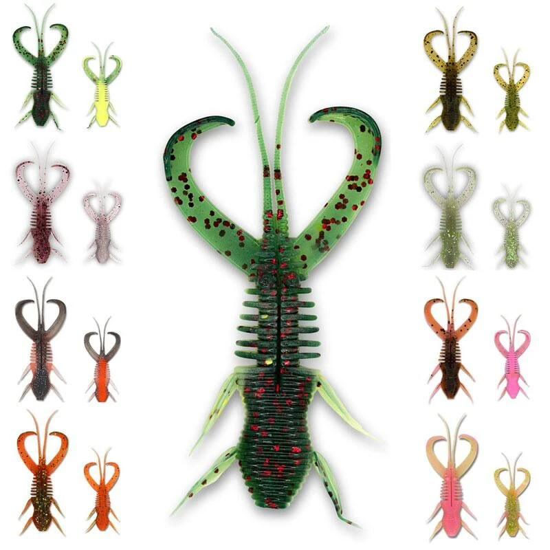 Monkey Lures Craby Lui 10cm 6 Stuks 3 Monkey Lures Craby Lui 10cm 6 Stuks