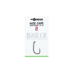 Korda Basix Wide Gape Hooks Barbed -Viswinkel 1541002Korda Basix Wide Gape Hooks Barbed 3