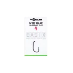 Korda Basix Wide Gape Hooks Barbed -Viswinkel 1541003Korda Basix Wide Gape Hooks Barbed 4