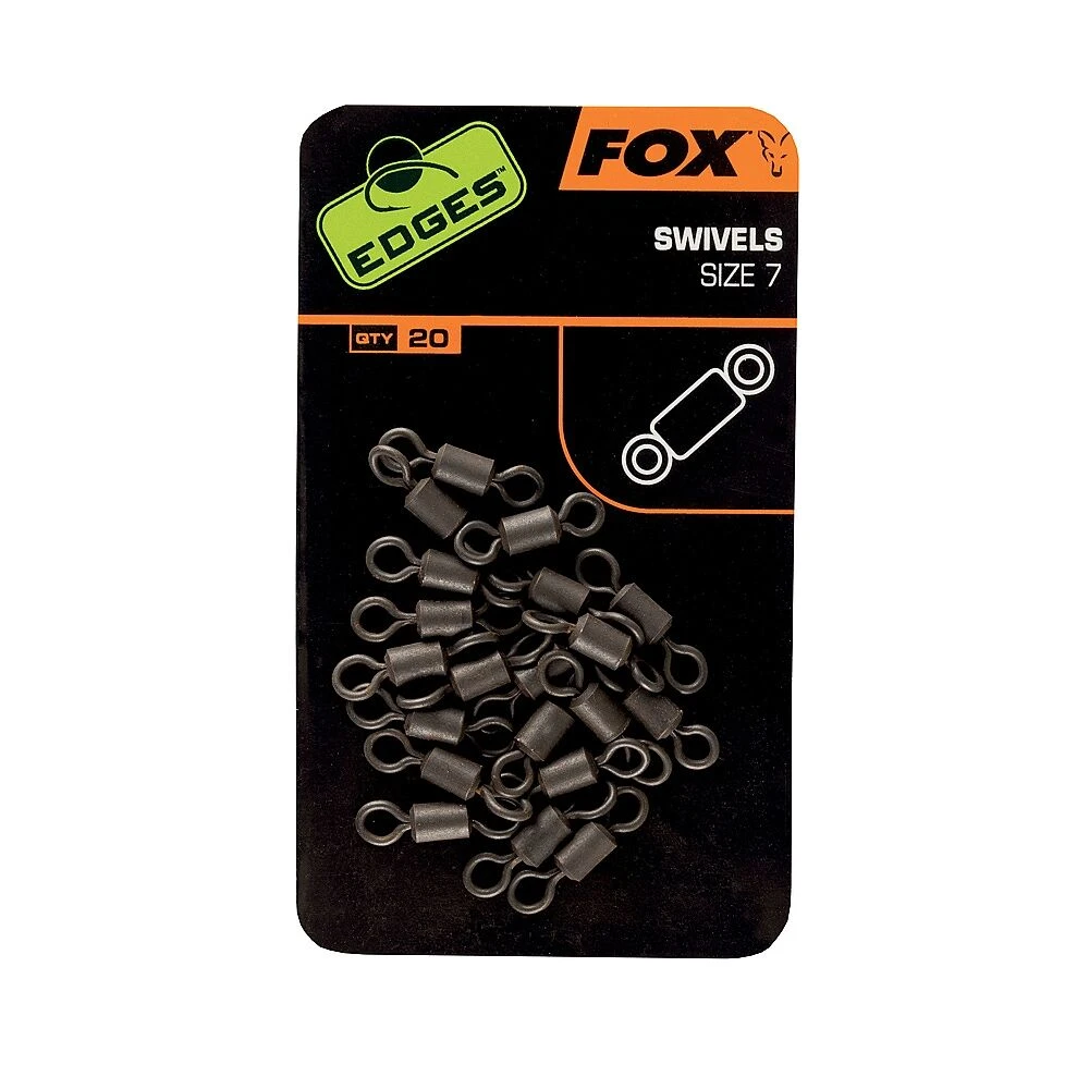 Fox Edges Swivels Size 7 3 Fox Edges Swivels Size 7