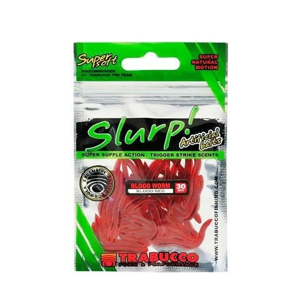 Trabucco Slurp Bait Bloodworm Red 50st. 4 Trabucco Slurp Bait Bloodworm Red 50st. - Afbeelding 2